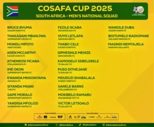 South Africa COSAFA CUP squad